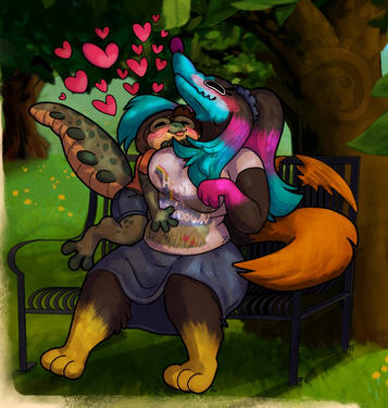 A Snuggle in the Park A Snuggle in the Park