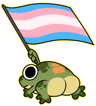 Frog says trans rights bitch Frog says trans rights bitch